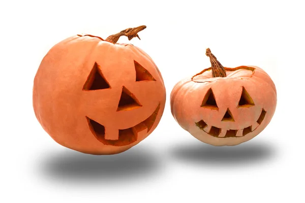 Funny Halloween pumpkins — Stock Photo, Image