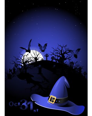 Halloween flyer clipart