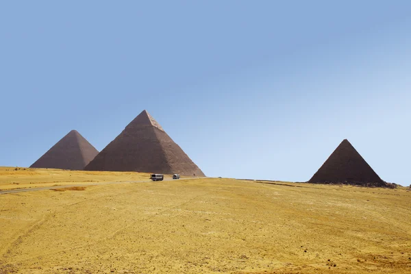 Tre pyramiderna — Stockfoto