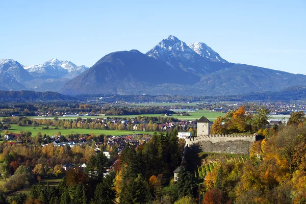 Salzburger landschaft im herbst — Stockfoto