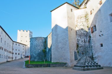 Inside Hohensalzburg castle clipart