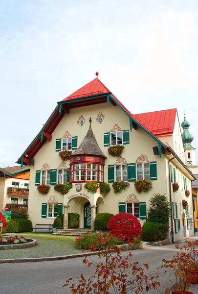 St. Gilgen Town Hall in Austria — Stock Photo, Image