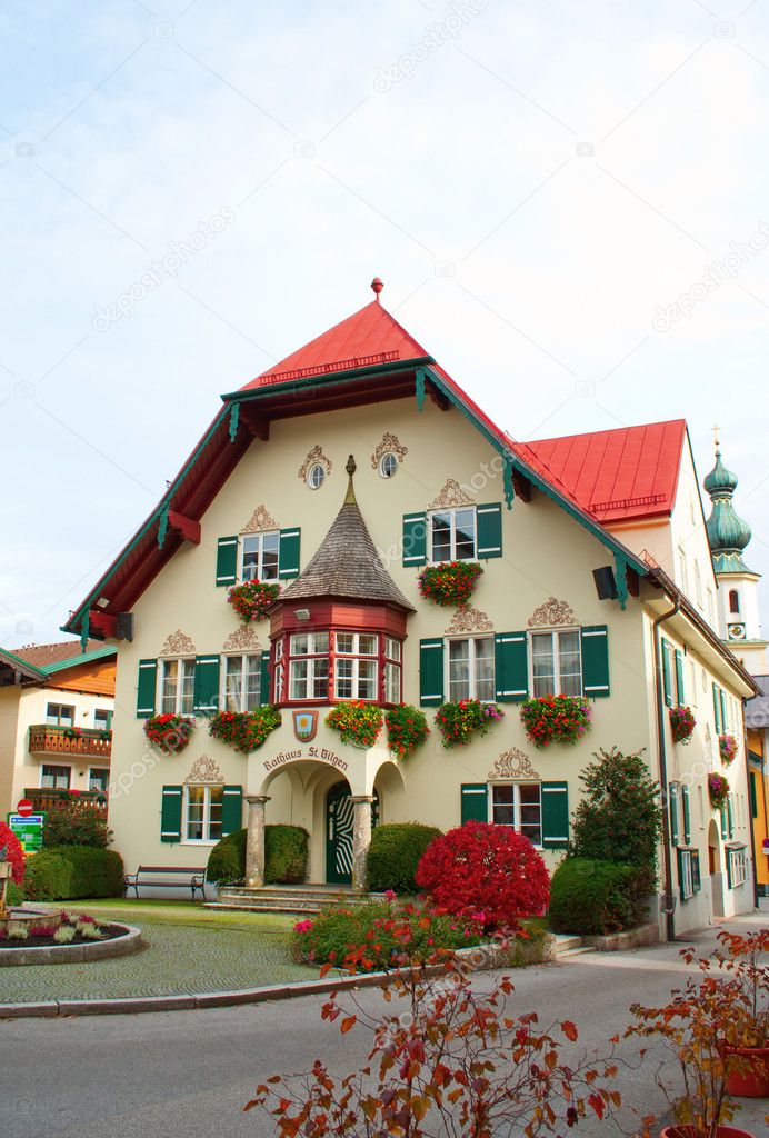 St. Gilgen Town Hall in Austria