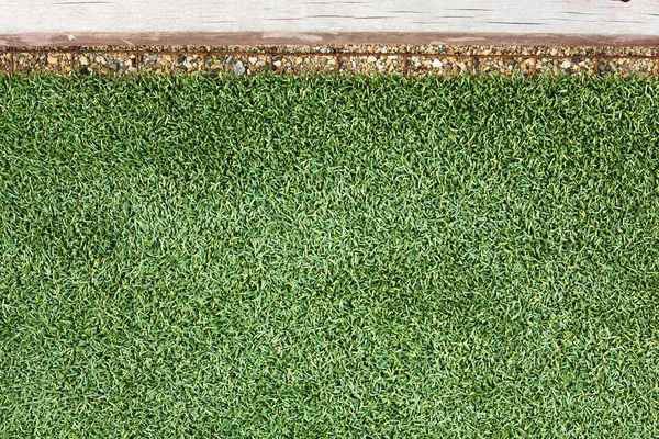 Sztuczna trawa instalacji — Zdjęcie stockowe