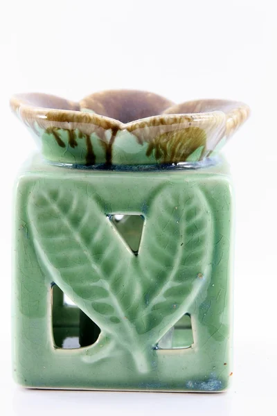 Green aroma lamp — Stock Photo, Image