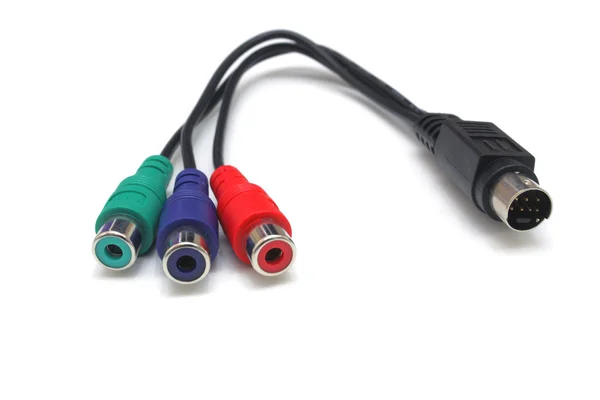 Cables de vídeo audio — Foto de Stock