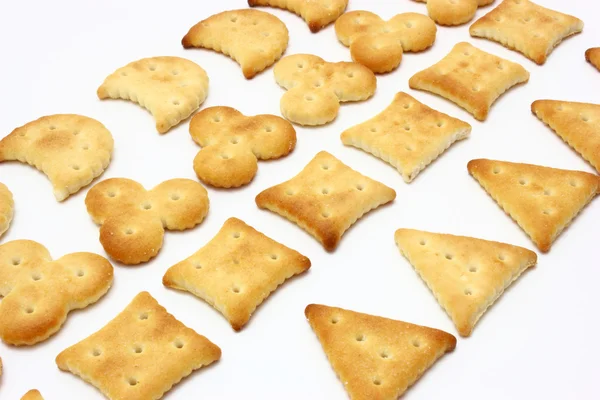Salted crackers — Stock Photo, Image