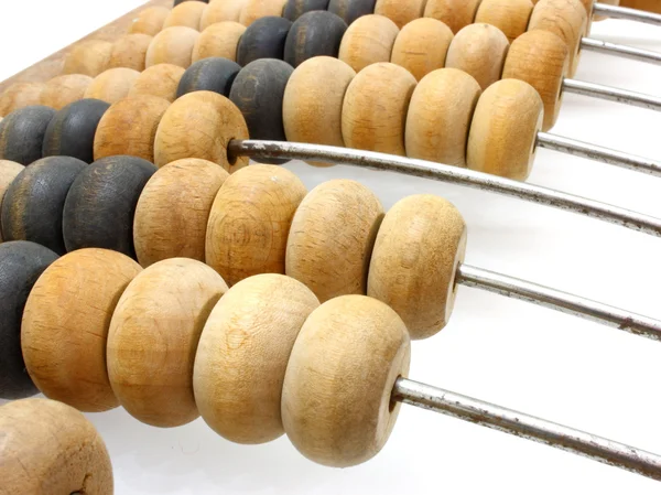 stock image Old wooden abacus close up