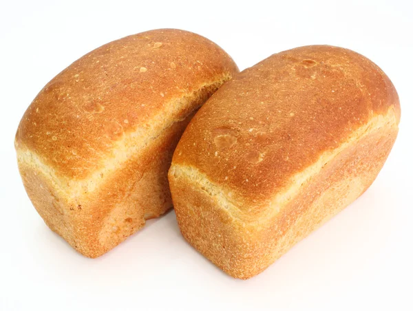 Der rötliche lange Laib Brot — Stockfoto
