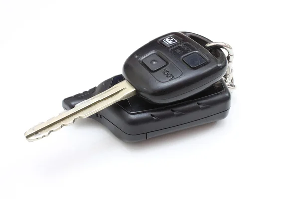 De sleutel van de auto met knoppen — Stockfoto