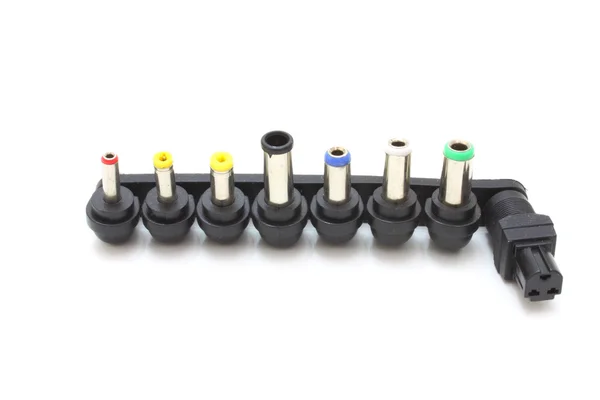 Set of eight various patchplug — Stock Photo, Image