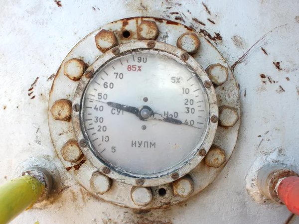 Industrial pressure meter — Stock Photo, Image