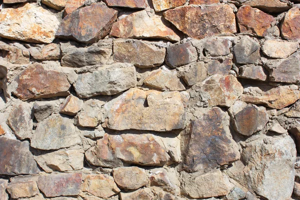 Struktur einer Beton- und Steinmauer — Stockfoto