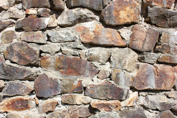 Struttura di un muro di pietra e di calcestruzzo — Foto Stock