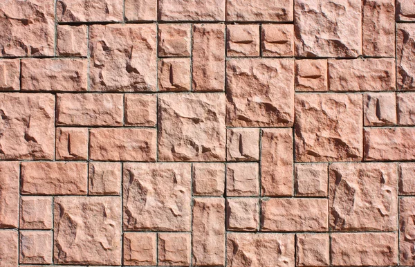 Structure of a concrete and stone wall — Stock Photo, Image