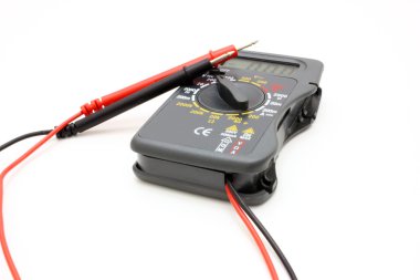 Multimeter of black color clipart