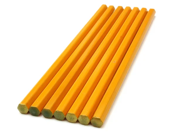 Der gelb gemahlene Bleistift — Stockfoto