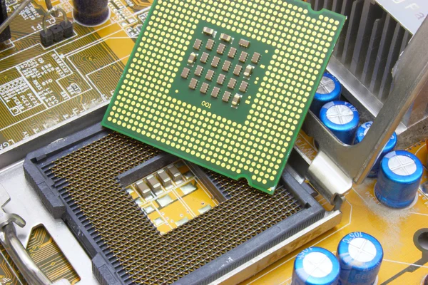 Micro processor van de computer — Stockfoto
