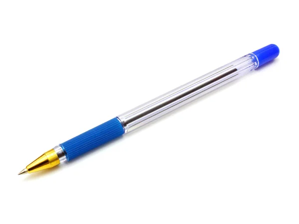 El bolígrafo azul oscuro — Foto de Stock