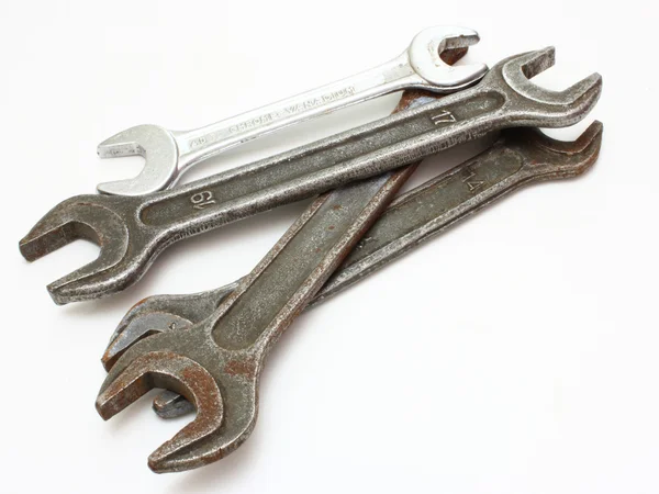 Stainless Steel Wrench close up — Stock Photo, Image