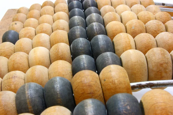 Gamla trä abacus närbild — Stockfoto