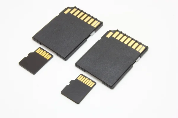Cartões de memória digital seguros — Fotografia de Stock