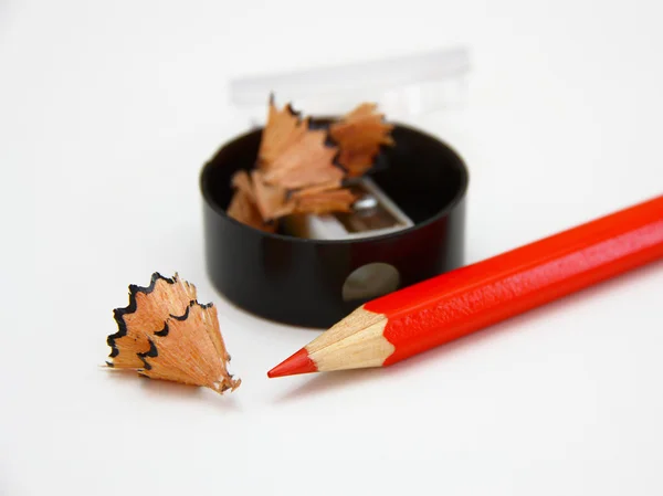 Keen Bleistift. Gerade zugespitzt. — Stockfoto