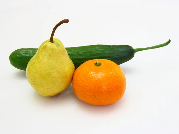 Concombre à la mandarine et poire — Photo