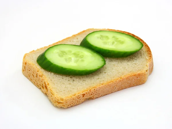 Sandwich con pepino — Foto de Stock