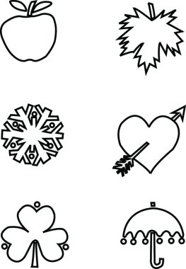 Allsorts - a vector clipart