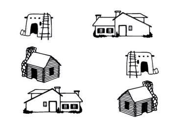 evler farklı - vektör