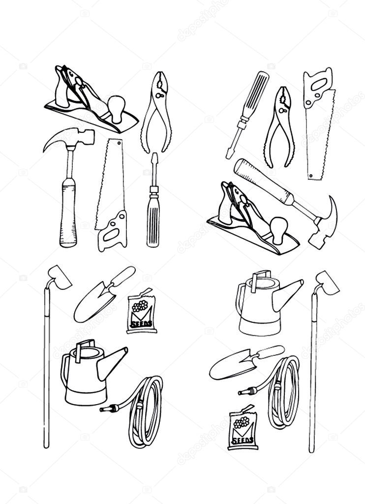 Collection vector of contours of various tools