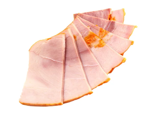 Big group of thinly sliced meat — Stock Photo, Image