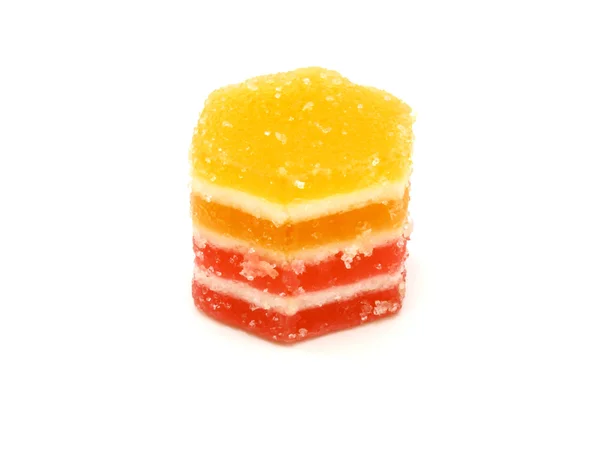 Multi-coloured fruit candy, fruit jelly — Stock Photo, Image