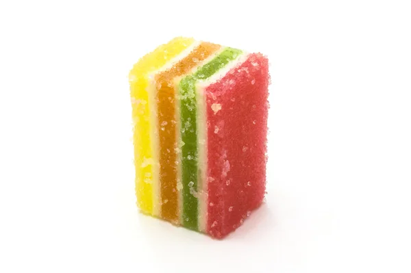 Bonbons aux fruits multicolores, gelée de fruits — Photo