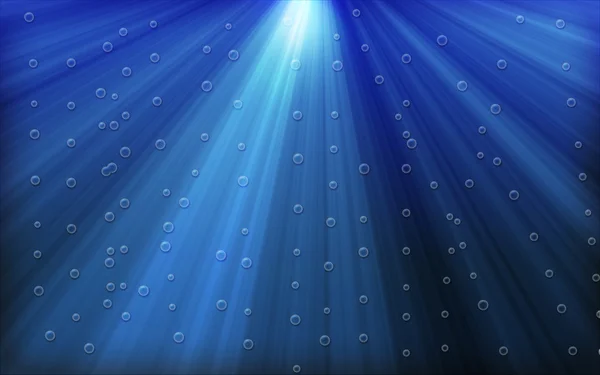 Unterwasserszene mit Blasen — Stockfoto