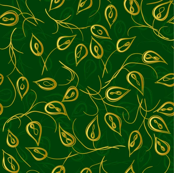 Wallpaper with curling leaves of a plant — Stock Photo, Image