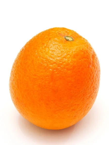 Orange Isolé Sur Fond Blanc — Photo