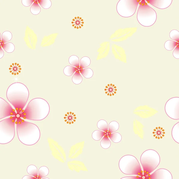 Seamless Floral Background Repeat Many Times Illustration — Stock Photo, Image