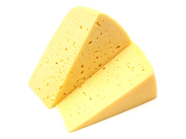 스위스 치즈 한 조각 — 스톡 사진