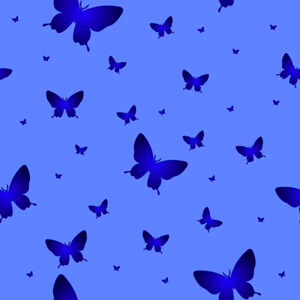 Abstrakcja Bezszwowe Tapeta Wzór Motyle — Zdjęcie stockowe