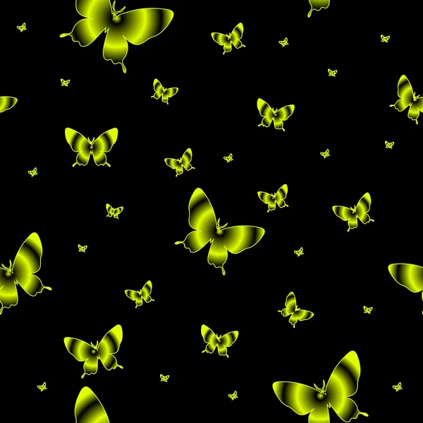 Abstract seamless wallpaper pattern butterflies — Stock Photo, Image