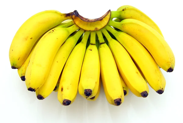 Bunch Bananas Isolated White Background — Stock Photo, Image