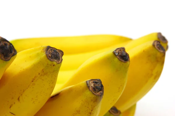 Manojo Plátanos Aislados Sobre Fondo Blanco —  Fotos de Stock