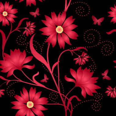 Elegance Seamless color pattern on background illustrati