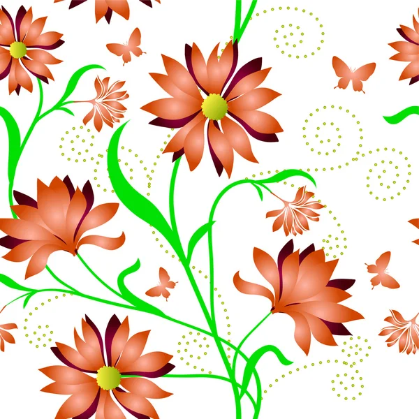 Elegance Seamless color pattern on background illustrati — Stockfoto