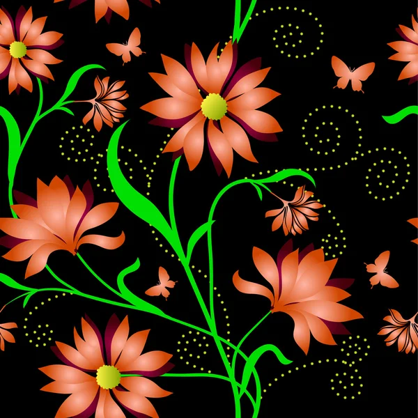 Elegance Seamless color pattern on background illustrati — Stock Photo, Image