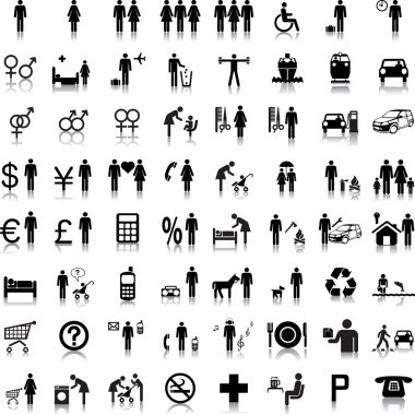 Website and Internet Icons clipart