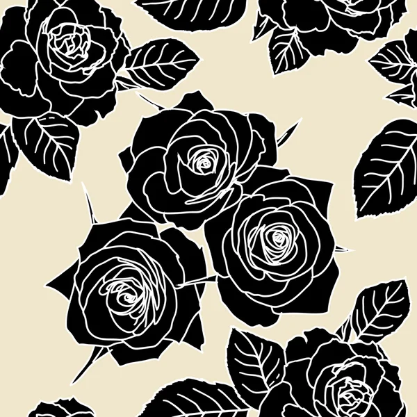 Wallpaper with rose flowers — Stock fotografie