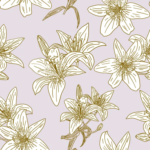 Bezszwowe tapety z pięknymi kwiatami — Zdjęcie stockowe